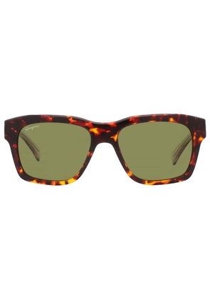 Salvatore Ferragamo Green Square Mens Sunglasses SF1087S 219 56