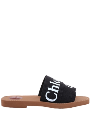 Chloe Ladies Woody Flat Slides, Brand Size 38 ( US Size 8 )