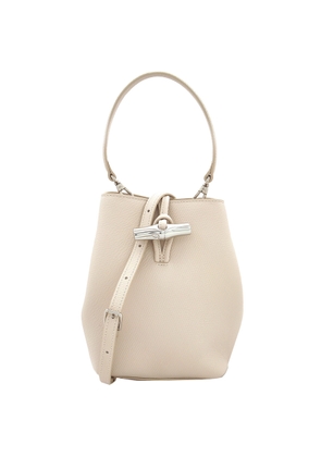 Longchamp Le Roseau Leather Bucket Bag