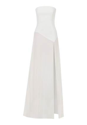 ILA THE BRAND Exclusive Christina Satin-Chiffon Maxi Dress - Moda Operandi