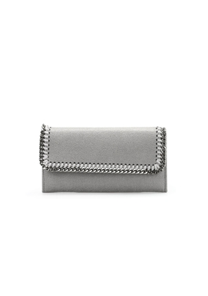 Stella Mccartney Falabella Continental Wallet- Grey