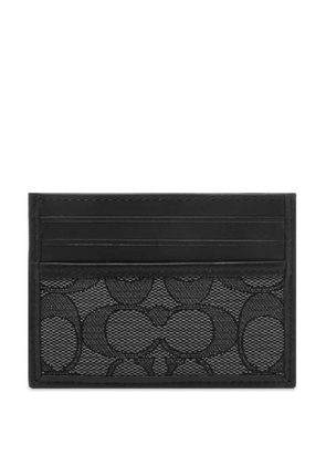 Coach Signature Jacquard Card Case
