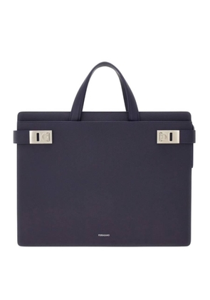 Ferragamo Briefcase with Gancini Buckles