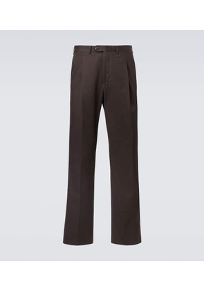 Saman Amel Amo cotton and cashmere straight pants