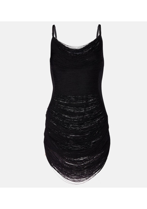 The Attico Fringed minidress