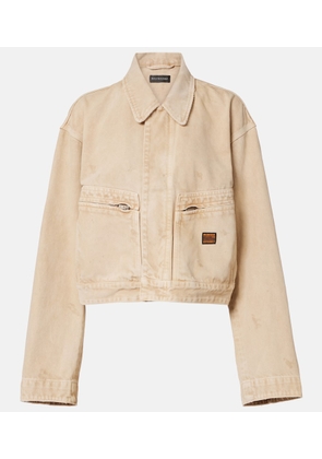 Balenciaga Cropped cotton jacket