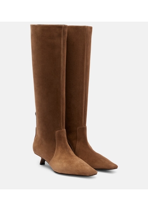 Brunello Cucinelli Monili suede knee-high boots