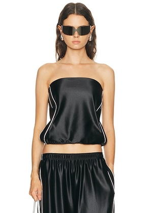 Alexander Wang Strapless Bubble Top in Black - Black. Size 0 (also in 2, 6).
