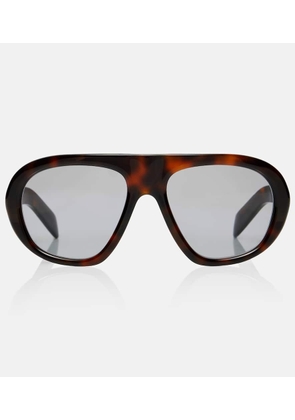 Prada Logo aviator sunglasses