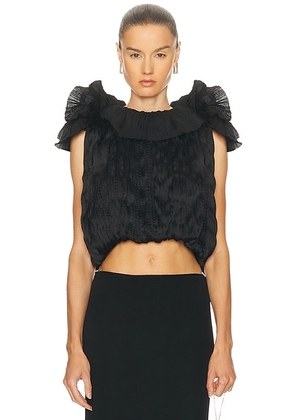 HEIRLOME Emma Top in Black - Black. Size M (also in XS).