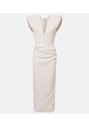 Maticevski Wingtip draped midi dress