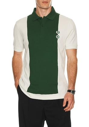 Fred Perry x Craig Green Color Block Polo in Industrial Green - Green. Size L (also in M, S, XL/1X).