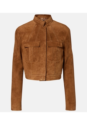 Tom Ford Cropped suede jacket