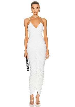 Norma Kamali Slip Diana Gown in Snow White - White. Size S (also in ).