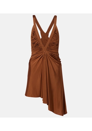 Christopher Esber Draped jersey minidress