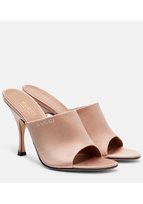 Gucci 95 satin mules