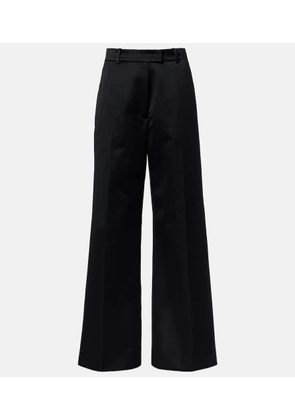 The Frankie Shop Brickell satin wide-leg pants