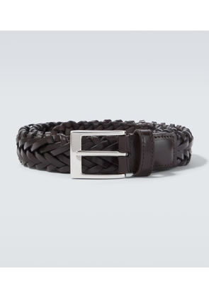 Lardini Braided leather belt