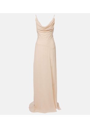 Blumarine Georgette maxi dress
