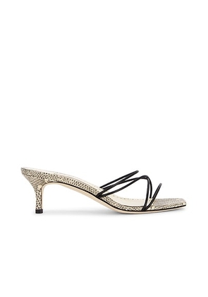 Manolo Blahnik Ninfemu 50 Sandal in Black - Black. Size 36.5 (also in 36, 39.5, 40, 41).