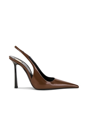 Saint Laurent Casanova Pump in Soil Brown - Brown. Size 39 (also in ).