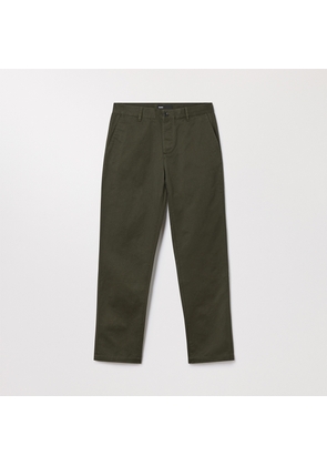 The Regular Twill Chino Khaki Green