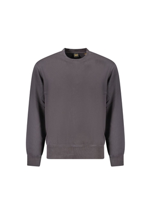 Black Cotton Sweater - L