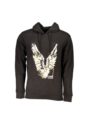 Black Cotton Men Sweater - 3XL