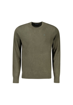 Green Cotton Sweater - M