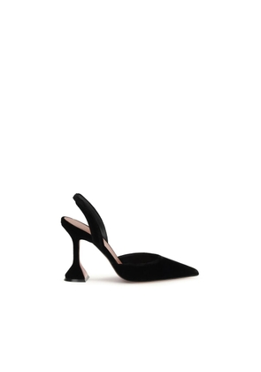 Amina Muaddi Black Rubber Platform Pumps - EU36.5/US6.5