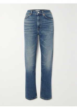 RE/DONE - 70s Mid-rise Straight-leg Jeans - Blue - 24,25,26,27,28,29,30,31