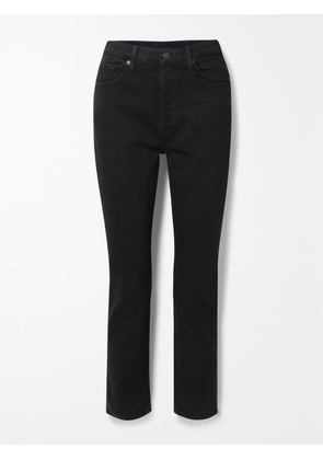 Citizens of Humanity - Jolene Cropped High-rise Slim-leg Jeans - Black - 23,24,25,26,27,28,29,30,31,32
