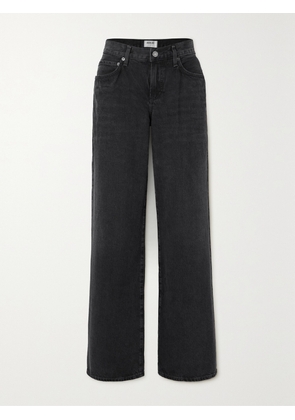 AGOLDE - + Net Sustain Fusion Low-rise Straight-leg Organic Jeans - Black - 23,24,25,26,27,28,29,30,31,32