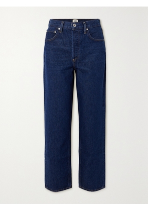 Citizens of Humanity - + Net Sustain Devi Low-rise Tapered Organic Jeans - Blue - 23,24,25,26,27,28,29,30,31,32