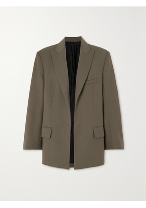Victoria Beckham - Oversized Twill Blazer - Brown - UK 4,UK 6,UK 8,UK 10,UK 12,UK 14