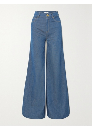Zimmermann - Matchmaker High-rise Wide-leg Jeans - Blue - 24,25,26,27,28,29,30,31,32