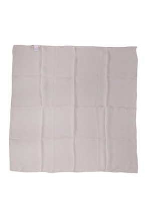 Dolce & Gabbana Pink Silk Neck Wrap Square Foulard Scarf