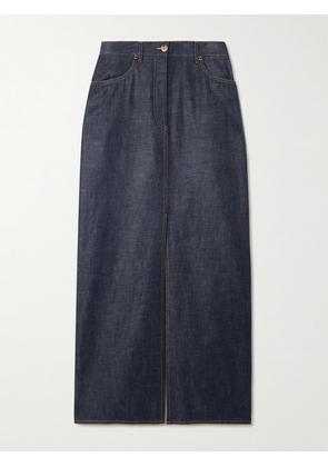 Brunello Cucinelli - Denim Maxi Skirt - Blue - IT38,IT40,IT42,IT44,IT46,IT48,IT50