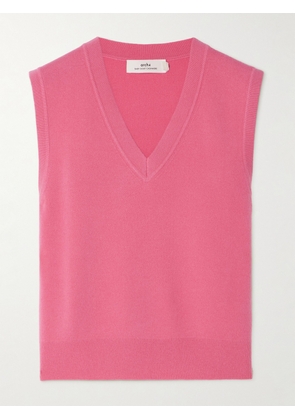 Arch4 - Este Cashmere Vest - Pink - x small,small,medium,large