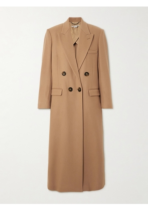 Stella McCartney - Oversized Double-breasted Wool Coat - Brown - IT36,IT38,IT40,IT42,IT44,IT46