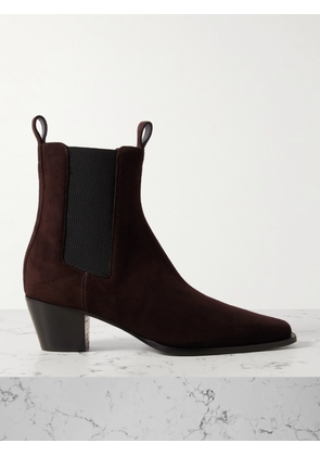 TOTEME - The City Suede Chelsea Boots - Brown - IT36,IT37,IT38,IT39,IT40,IT41,IT42