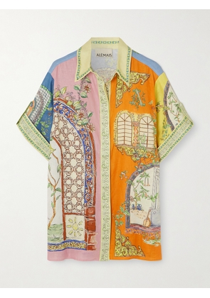 ALÉMAIS - Monte Printed Linen Shirt - Multi - UK 4,UK 6,UK 8,UK 10,UK 12,UK 14