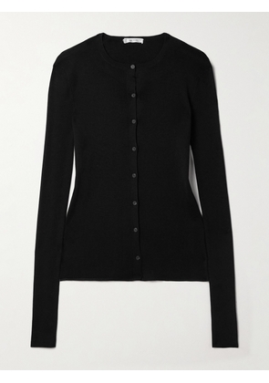The Row - Josette Silk Cardigan - Black - x small,small,medium,large,x large