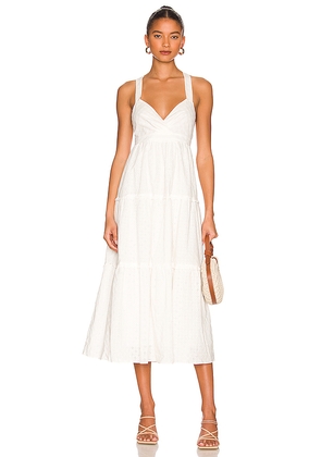 MINKPINK Lola Midi Sundress in White. Size L. Also in M.