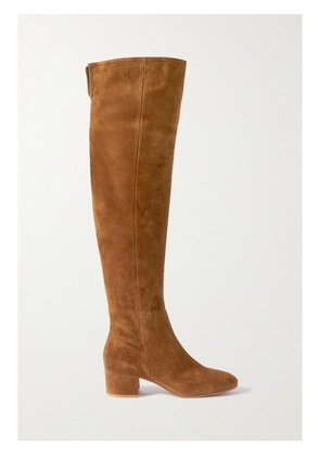 Gianvito Rossi - 45 Suede Over-the-knee Boots - Brown - IT35,IT35.5,IT36,IT36.5,IT37,IT37.5,IT38,IT38.5,IT39,IT39.5,IT40,IT40.5,IT41,IT41.5,IT42