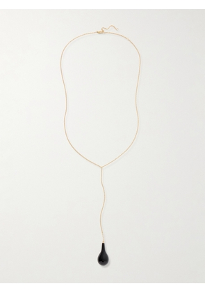 TOTEME - Gold-plated, Onyx And Swarovski Crystal Necklace - One size