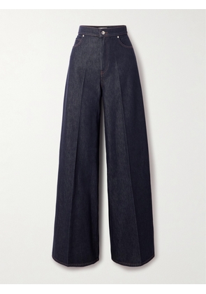 Max Mara - Carmine High-rise Wide-leg Jeans - Blue - UK 4,UK 6,UK 8,UK 10,UK 12,UK 14,UK 16,UK 18