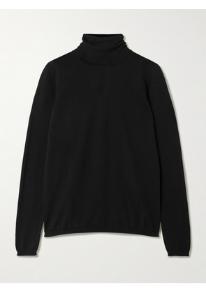 Max Mara - Saluto Wool Turtleneck Sweater - Black - x small,small,medium,large,x large