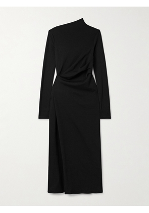 Sportmax - Edile Draped Jersey Maxi Dress - Black - x small,small,medium,large,x large