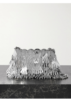 RABANNE - Paillette-embellished Twill Shoulder Bag - Silver - One size